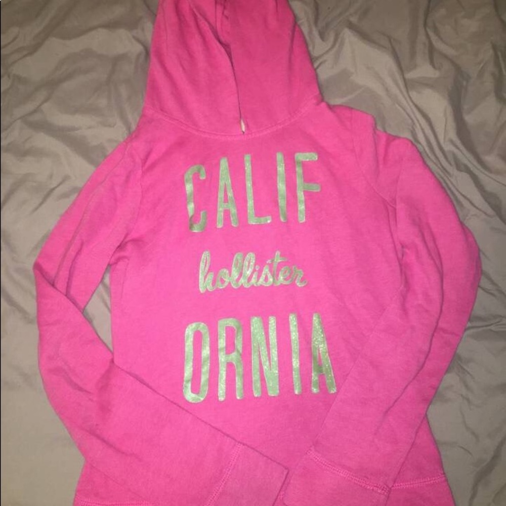 Pink Hollister Hoodie